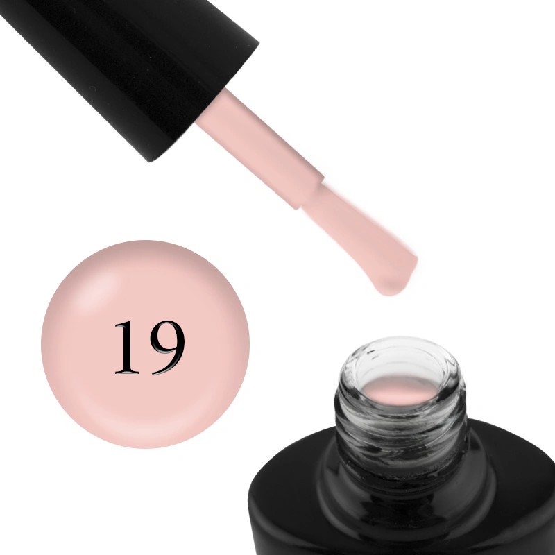 Гель-лак G.La color Gel Polish №19 тілесно-рожевий, емаль 10 мл