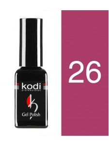 Гель-лак Kodi Гель лак №26 брудно-рожевий з малиновим, емаль 12 мл