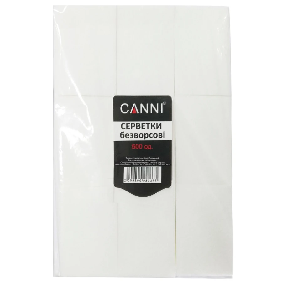 Серветки безворсові Canni Lint-Free Wipes 500 шт