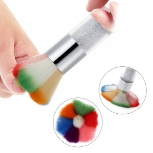 Пензель для видалення пилу Canni Dust Brush Silver срібло