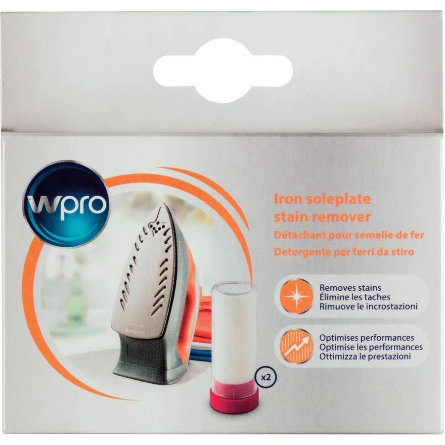 Набір для очищення підошви праски WPRO Iron Soleplate Stain Remover 2шт (C00380144)