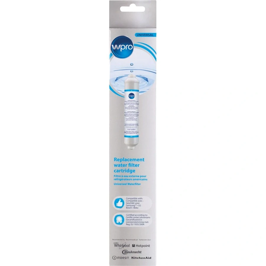 Універсальний фільтр води/льоду для холодильників WPRO Replacement Water Filter Cartrige Samsung, LG, Bosch, Beko (C00379992)