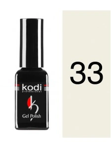 Гель-лак Kodi Гель лак №33 яскраво-білий, емаль 12 мл