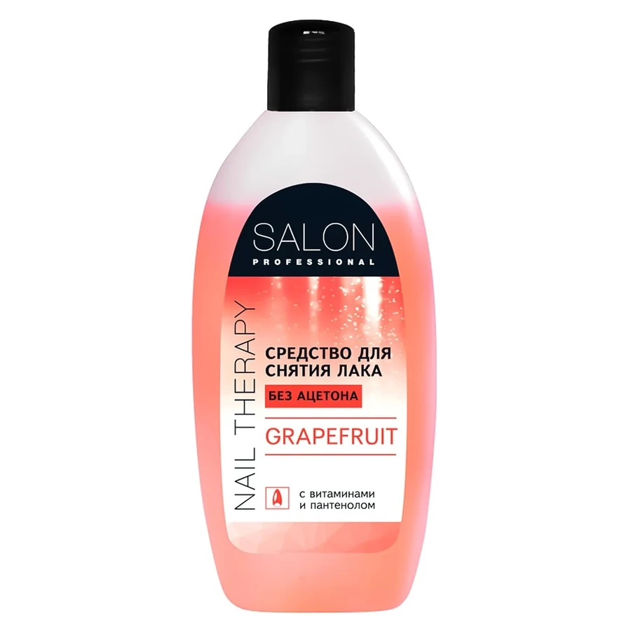 Засіб для зняття лаку без ацетону Salon Professional Acetone Free Nail Polish Remover Grapefruit грейпфрут 200 мл
