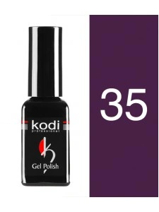 Гель-лак Kodi Гель лак №35 темно-сливовий, з блискітками 12 мл