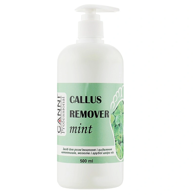Пілінг для педикюру м`ята Canni Callus Remover для Pedicure Mint 500 мл