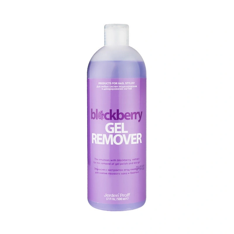 Рідина для зняття гель-лаку Jerden-Proff Gel Remover Blackberry ожина 500 мл