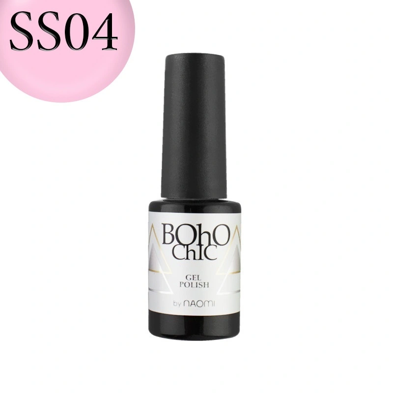 Гель-лак Boho Chic SS04 ніжно-рожевий, емаль 6 мл