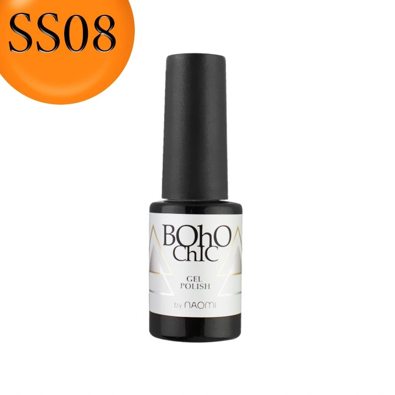 Гель-лак Boho Chic SS08 гарбузовий, флуоресцентний, емаль 6 мл