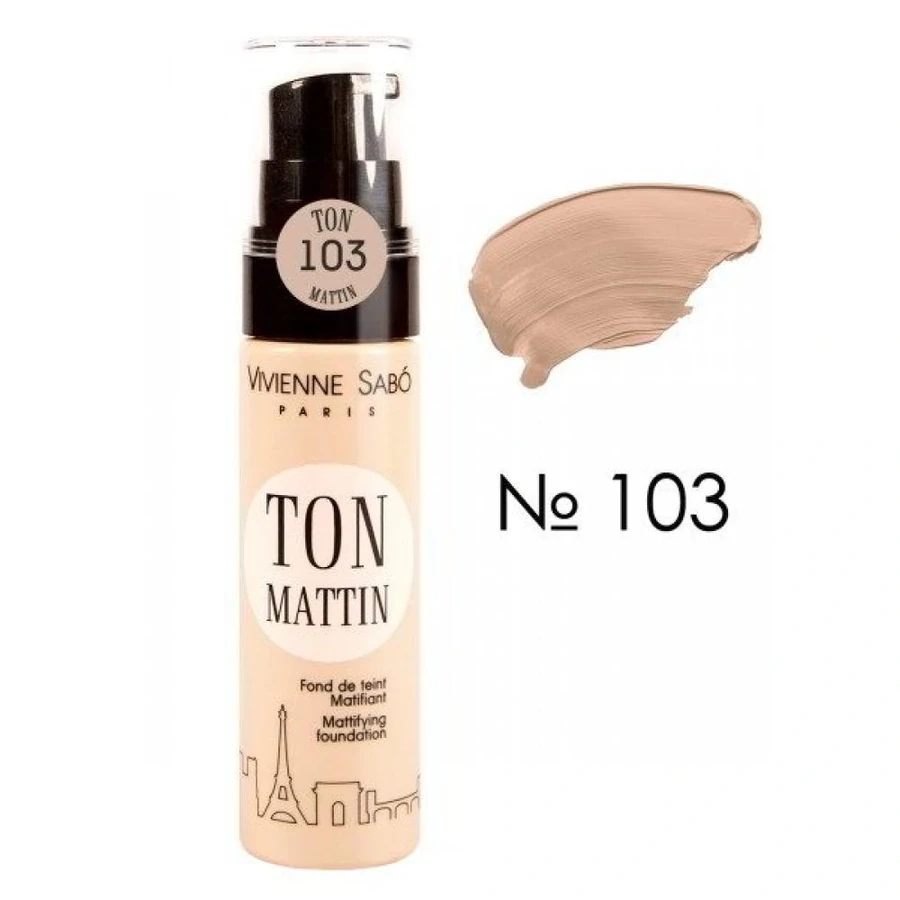 Тональний крем Vivienne Sabo Ton Mattin №103 матуючий