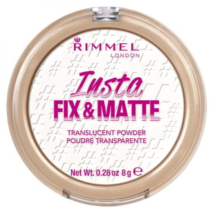 Пудра Rimmel RM INSTA FIX & MATTE пудра компактна матуюча матуюча