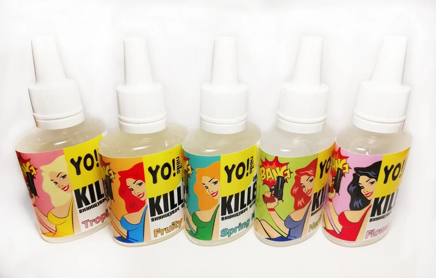 Засіб для видалення кутикули Yo!Nails Cuticle Killer Spring Mix Весняний мікс 30 мл