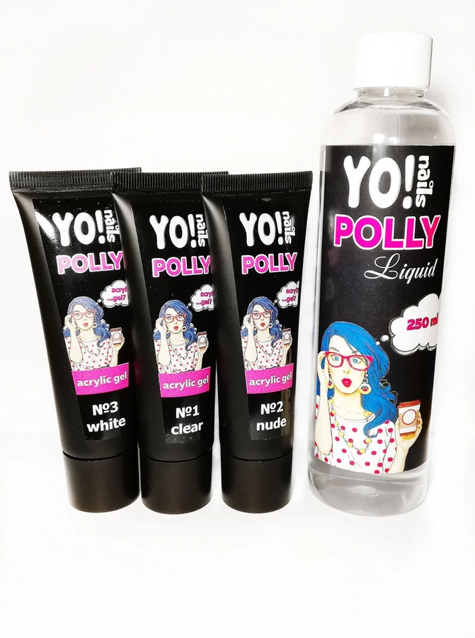 Рідина для полігеля Yo!Nails Polly Liquid 250 мл