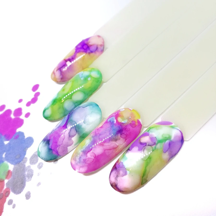 Акварельне чорнило Yo!Nails INKS №7 чорне 5 мл