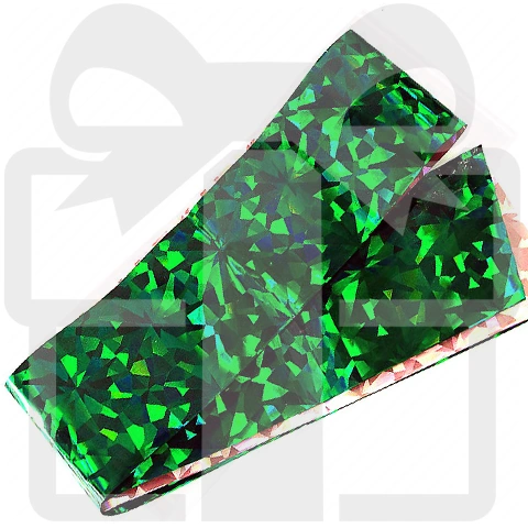 Подарунок! Фольга для лиття Nail Perfect Подарунок! Фольга для дизайну Foil for Molding Green зелений 50 см