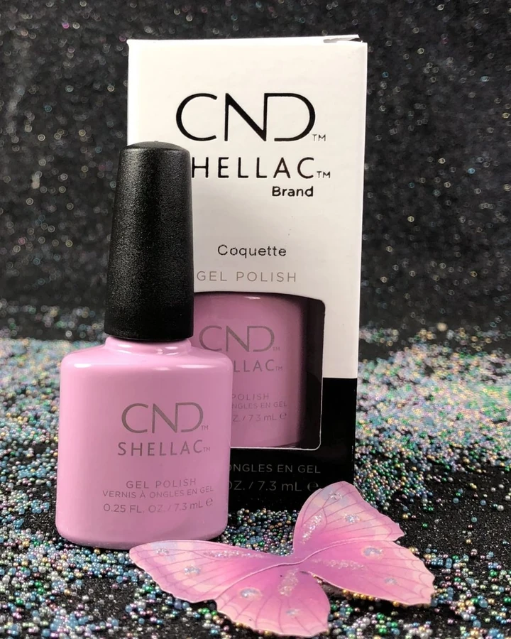 Гель-лак CND Shellac Coquette фіолетовий, емаль 7,3 мл