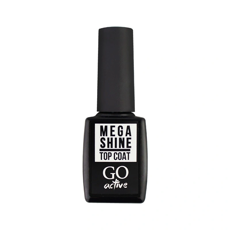 Топ для гель-лаку GO Active Mega Shine Top Coat без липкого шару 10 мл