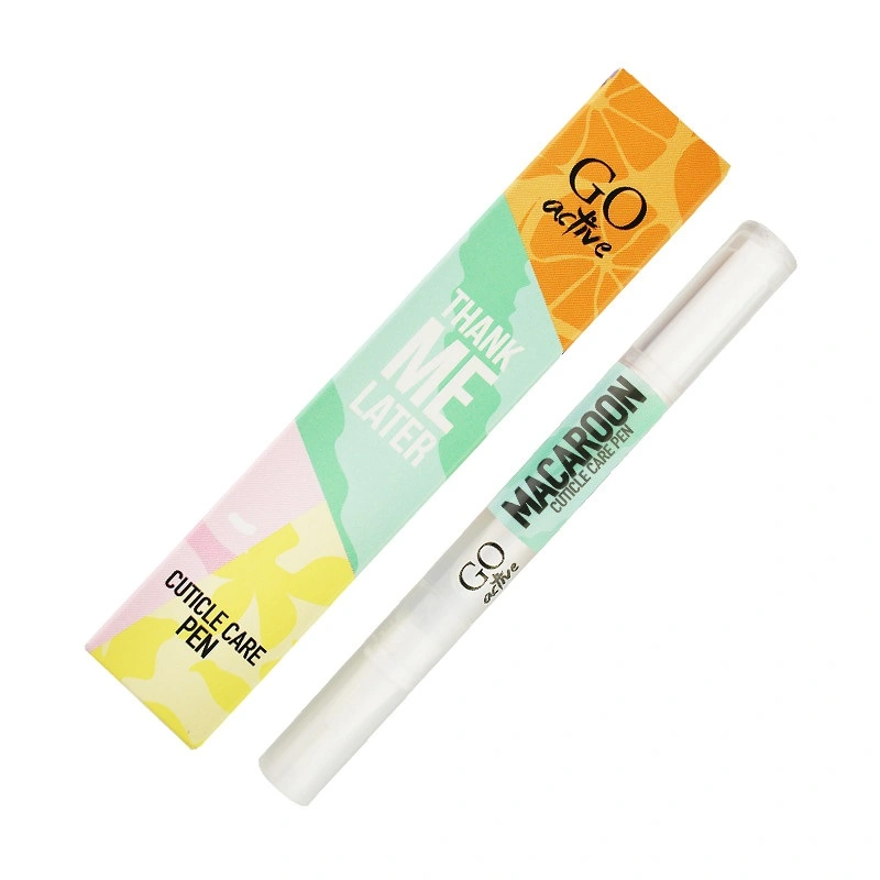 Олія для кутикули GO Active Cuticle Oil Macarron мигдальне печиво макарун 2,5 мл