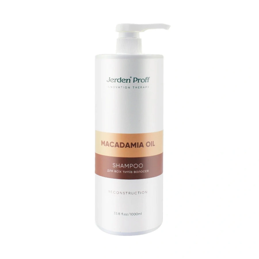 Шампунь для волосся з олією макадамії Jerden-Proff Macadamia Oil Shampoo 1000 мл