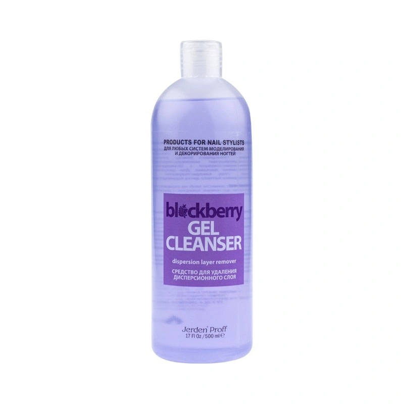 Засіб для видалення липкого шару Jerden-Proff Gel Cleanser Blackberry Ожина 500 мл