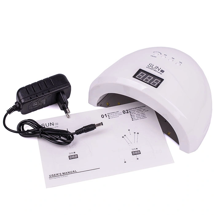 LED/УФ лампа для сушіння гель-лаку SUNUV LED+UV Sun 1S White 48 Вт