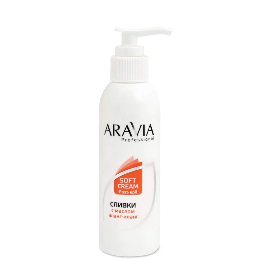 Вершки після депіляції для відновлення рН шкіри ARAVIA Professional Restore pH Soft Cream After Depilation (з Ylang-Ylang Oil) з олією іланг-іланг 150 мл