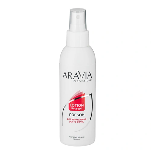 Лосьйон для уповільнення росту волосся ARAVIA Professional Lotion for Slowing Hair Growth (Arnica Extract) з екстрактом арніки 150 мл