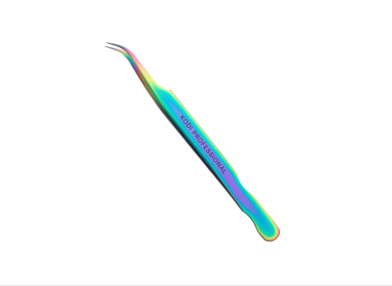 Пінцет для нарощування вій Kodi Tweezers для Eyelash Extension R11 (curved) ізонгнутий