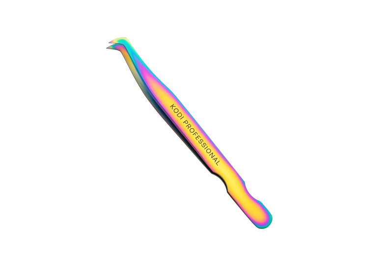 Пінцет для нарощування вій Kodi Tweezers для Eyelash Extension R14 (curved) вигнутий