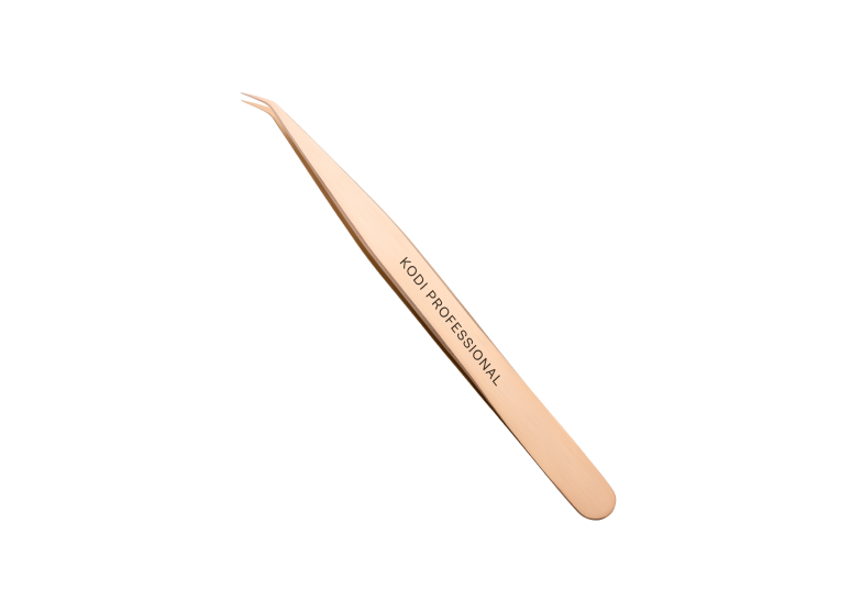 Пінцет для нарощування вій Kodi Tweezers для Eyelash Extension G12 (curved) вигнутий