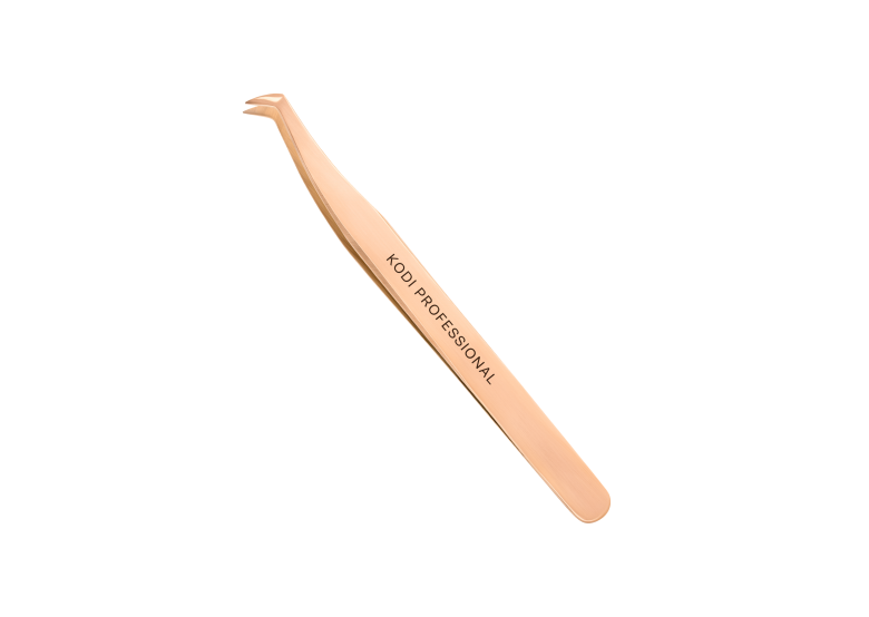 Пінцет для нарощування вій Kodi Tweezers для Eyelash Extension G14 (curved) вигнутий