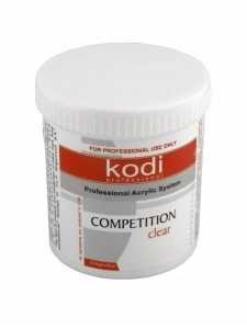 Швидкотвердіюча прозора акрилова пудра Kodi Competition Clear Powder 224 г