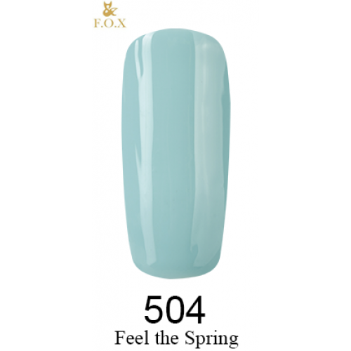 Гель-лак FOX Gel-Polish Feel The Spring Collection №504 м`ятний, емаль 6 мл