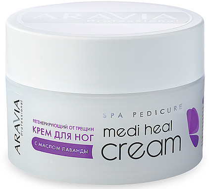 Крем, що регенерує, від тріщин з маслом лаванди ARAVIA Professional Regenerating Cream from Cracks with Lavender Oil 150 мл