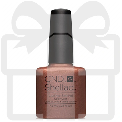 CND Подарунок! Shellac Leather Satchel 7,3 мл