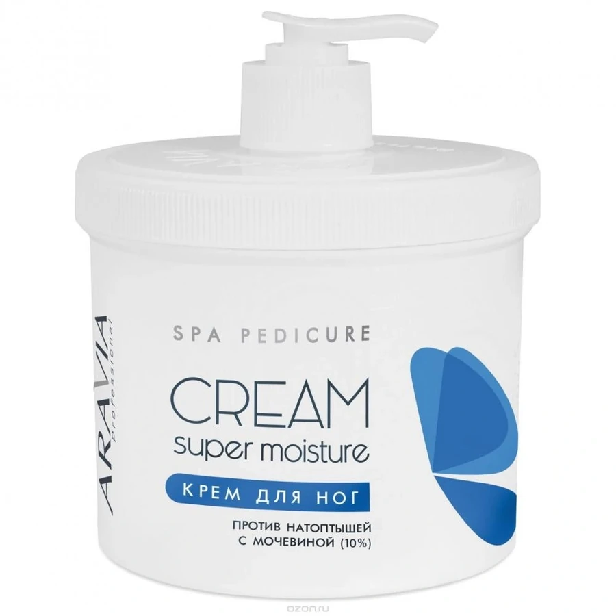 Суперзволожуючий крем для ніг ARAVIA Professional Super Moisture Cream Urea Foot Cream з сечовиною 550 мл