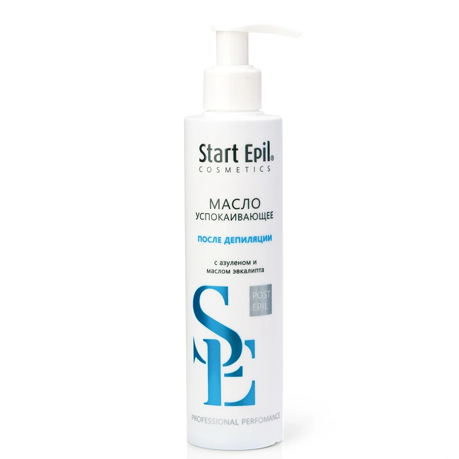 Олія після депіляції заспокійлива Start Epil Post Epil Soothing Oil з азуленом та олією евкаліпта 200 мл