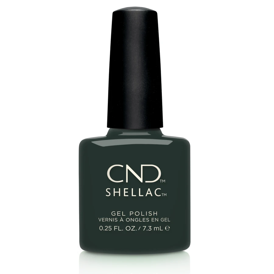 Гель-лак CND Shellac Aura малахітовий темний, емаль 7,3 мл