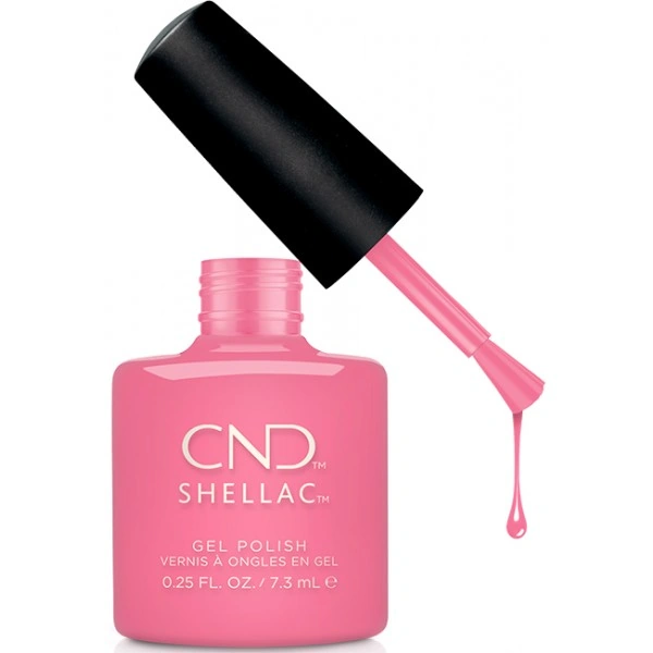 Гель-лак CND Shellac Holographic яскраво-рожевий, емаль 7,3 мл
