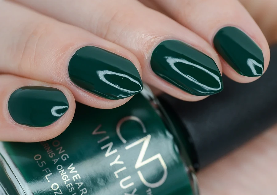 Лак CND VINYLUX 314 Aura малахітовий темний, емаль 15 мл