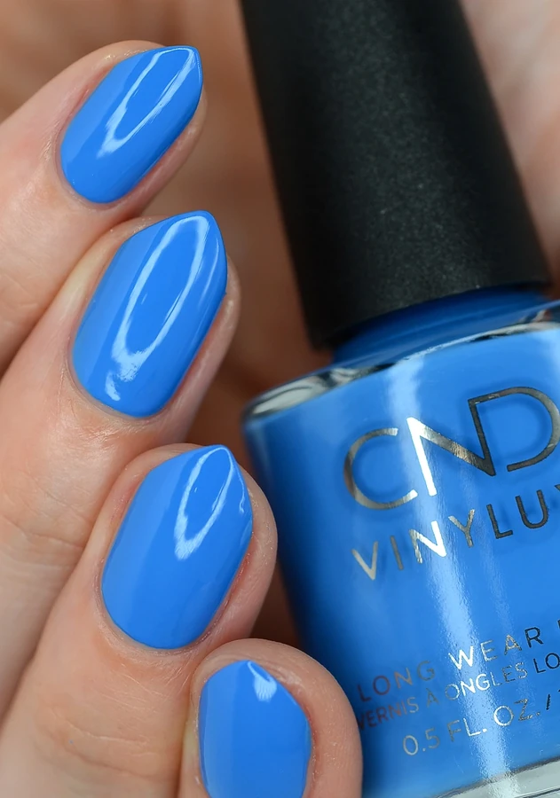 Лак CND VINYLUX 316 Dimensional синій, емаль 15 мл