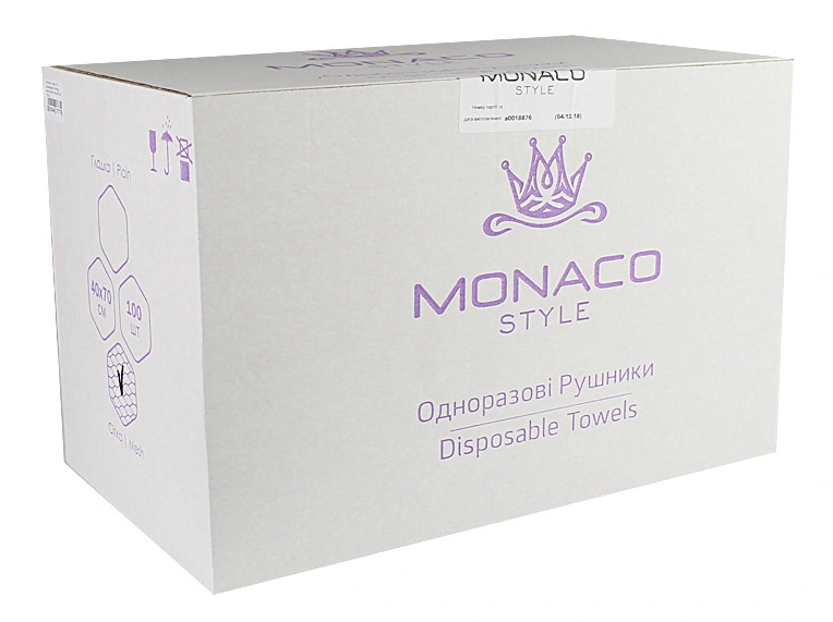 Одноразові рушники Monaco Style Towels Grid 40х70 см сітка 100 шт
