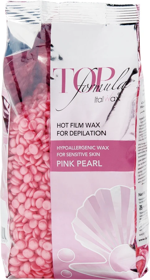 Гранульований гарячий віск ItalWax Hypoallergenic Wax для Sensitive Skin Pink Pearl рожеві перли 750 г
