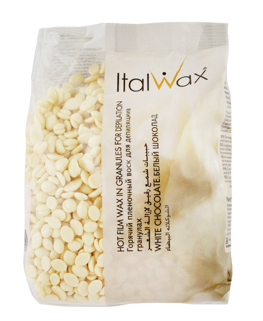 Гранульований бразильський гарячий віск ItalWax Cioccolato Bianco Wax In Granules білий шоколад 500 г