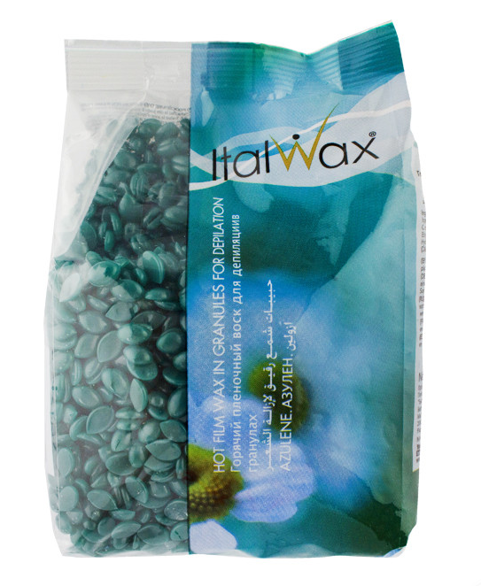 Гранульований гарячий віск ItalWax Azulene Wax In Granules азулен 500 г