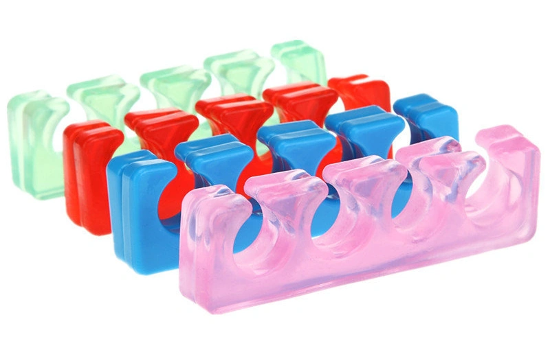 Силіконові розчепірки для педикюру Nail Perfect Finger Separator Silicone 1пара кольори в асортименті