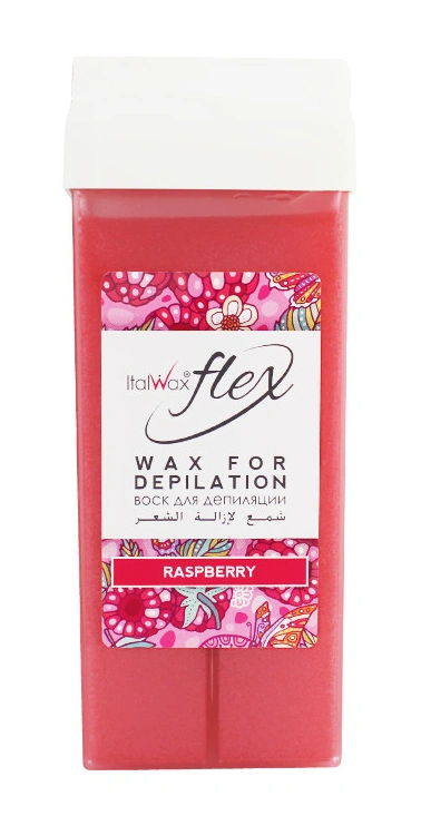 Віск у картриджі Малина ItalWax Flex Wax For Depilation Raspberry 100 мл