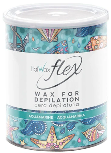 Теплий віск для депіляції Аквамарін ItalWax Flex Wax For Depilation Aquamarine 800 мл