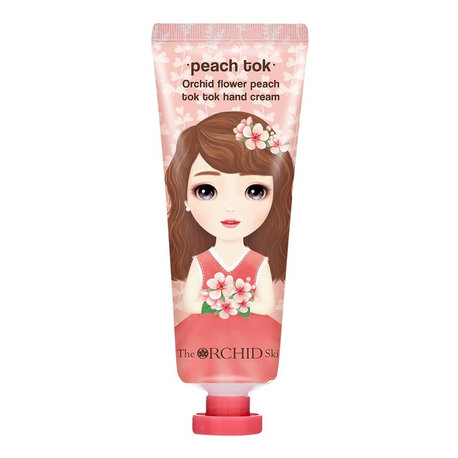 Крем для рук The Orchid Skin Flower Peach Tok Tok Hand Cream зволожуючий 60 мл