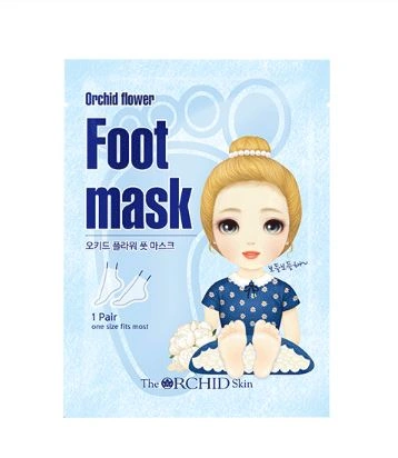 Тканинна маска для ніг The Orchid Skin Flower Foot Mask